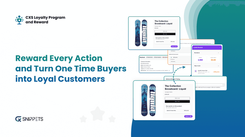 CXS Loyalty Program and Reward Banner