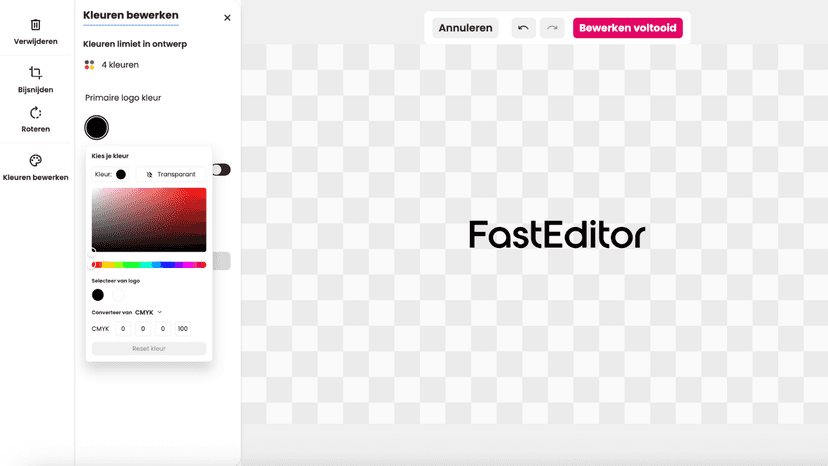 Edit Logo - Remove Background, Change Colors