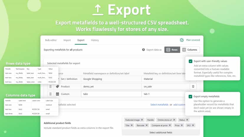 Data export