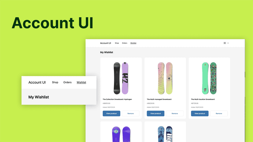 Account UI