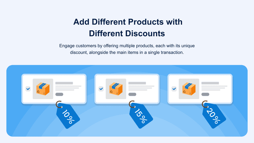 Multiple products with unique discounts