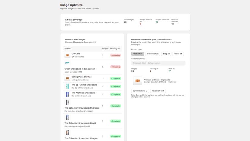 IV SEO: All in One SEO app Image Optimization