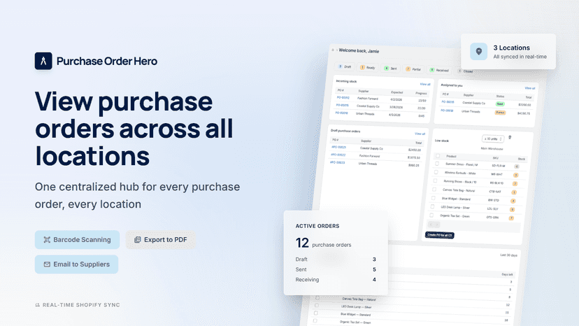 View all purchase orders
