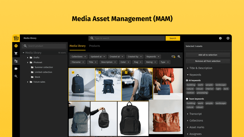 Toriut.com: MAM features