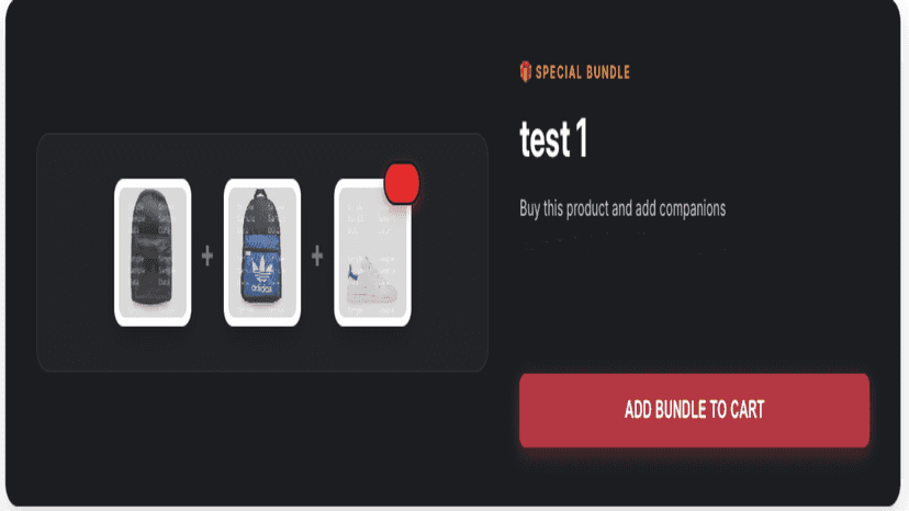 Seamless storefront bundle widget integration