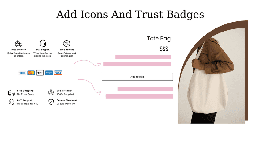 Add Icons And Trust Badges