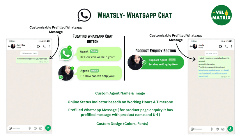 Features of Whatsly- Whatsapp Chat