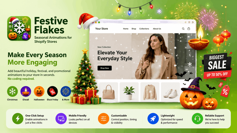 HS Festve Flakes Features
