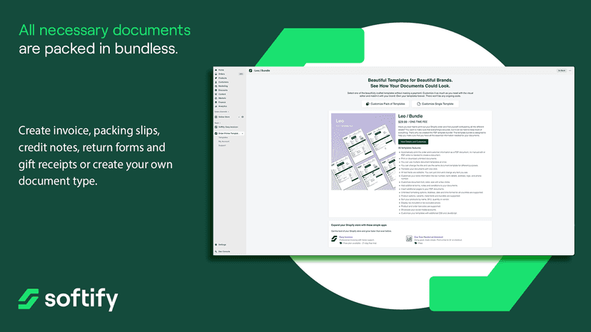 PDF invoice