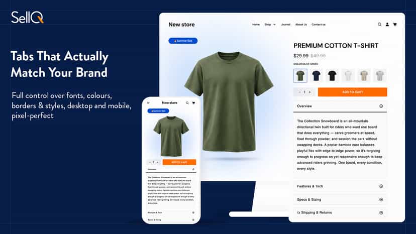 SellQ Product Tabs & Accordion