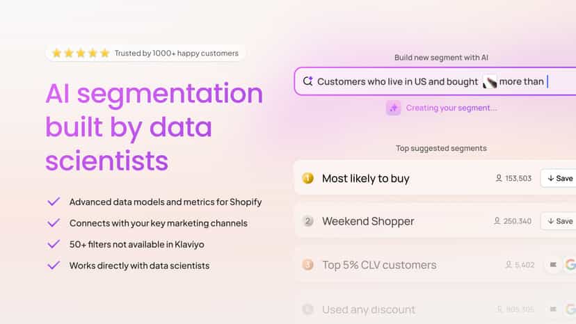Uncover profitable audiences. Powered by AI.