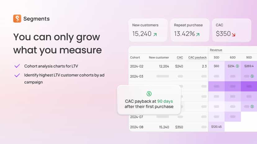 30+ KPIs across cohort analysis, executive summary and beyond