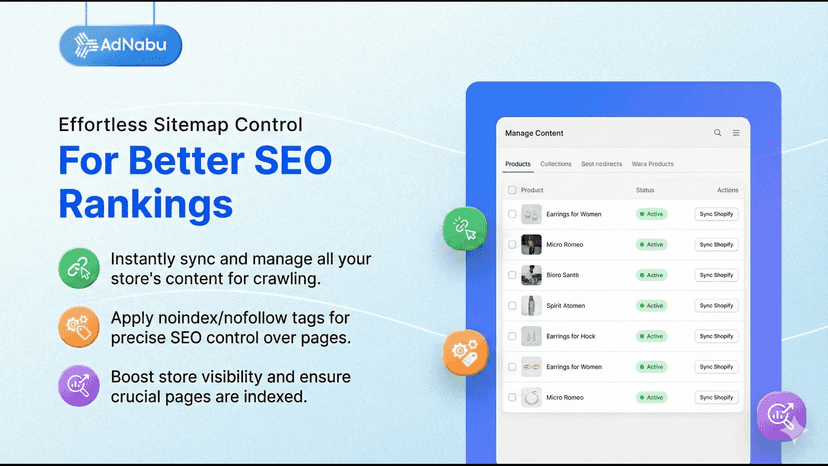 Add or remove products from sitemap with full control
