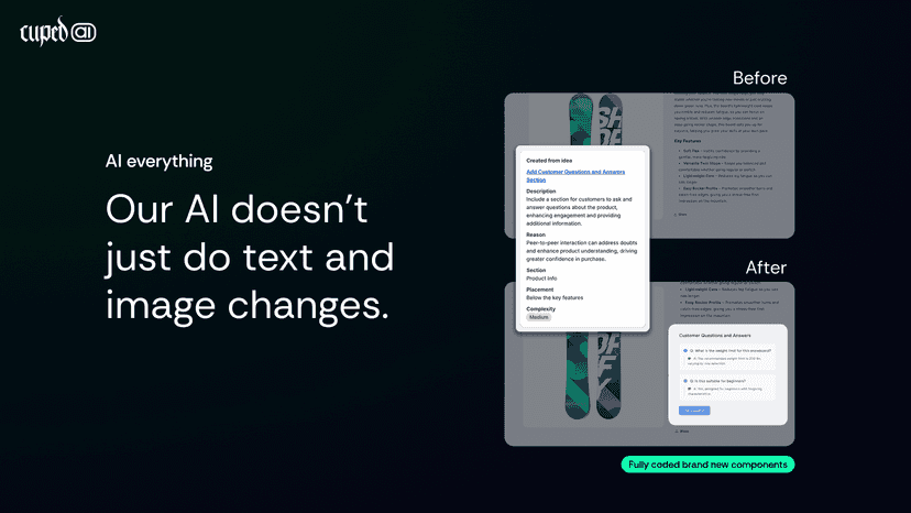 generated interactive components by AI