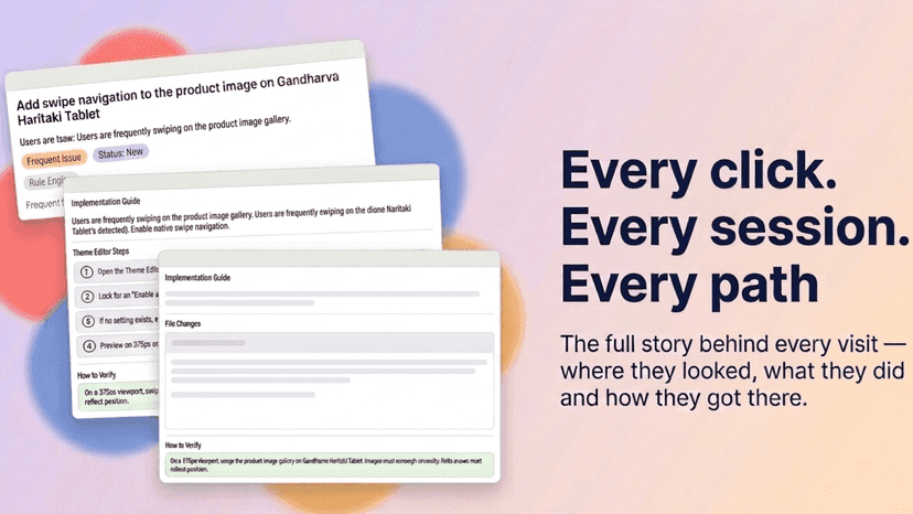 Get all data backed suggestions with implementation guide