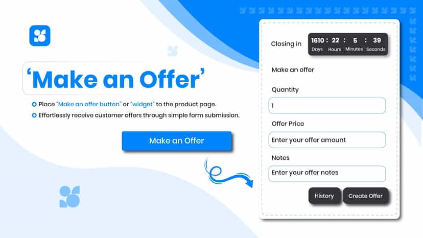 Allow customers to make an offer