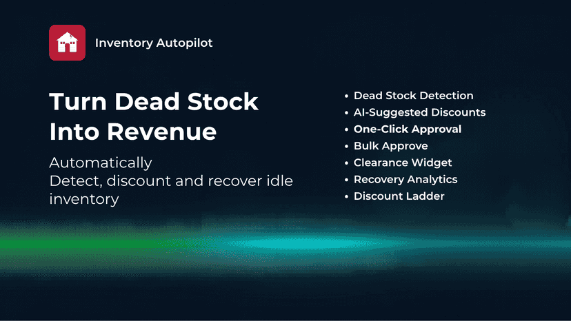 Automatically detect dead stock & recover revenue with one-click