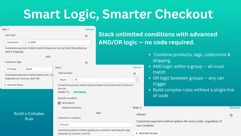 Smart Logic, Smarter Checkout