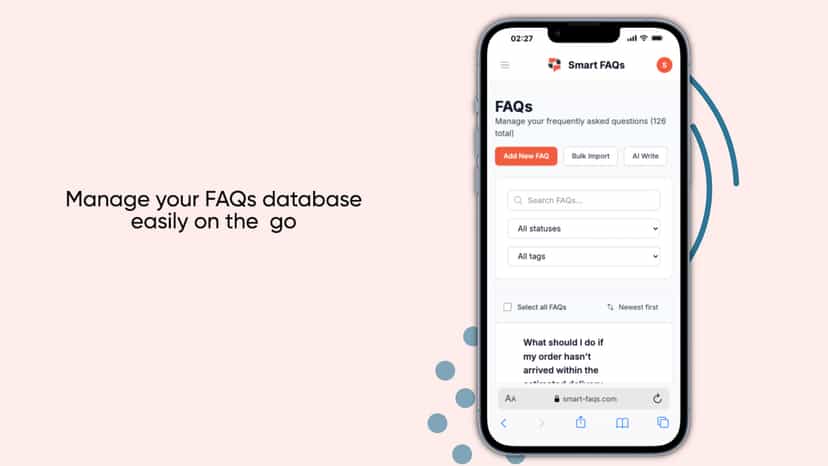 A screenshot displaying that the dashboard is mobile responsive.