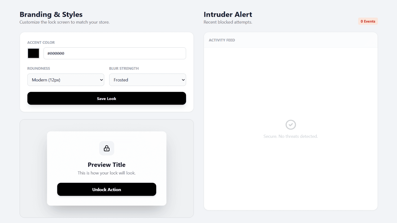 Analytics & Branding Vault Guard - B2B Advanced lock