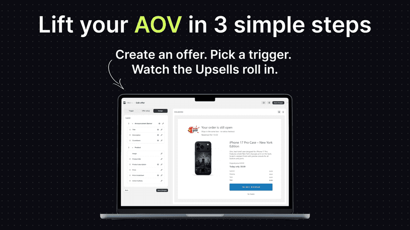 Lift your AOV in simple steps