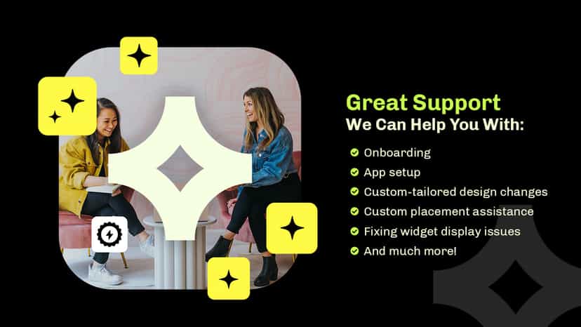 best shopify trust bages support