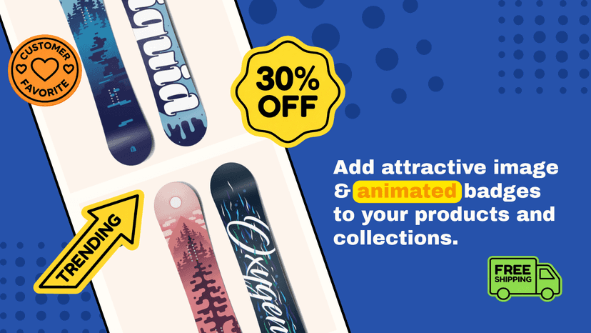 Attractive Image & Animated Badges