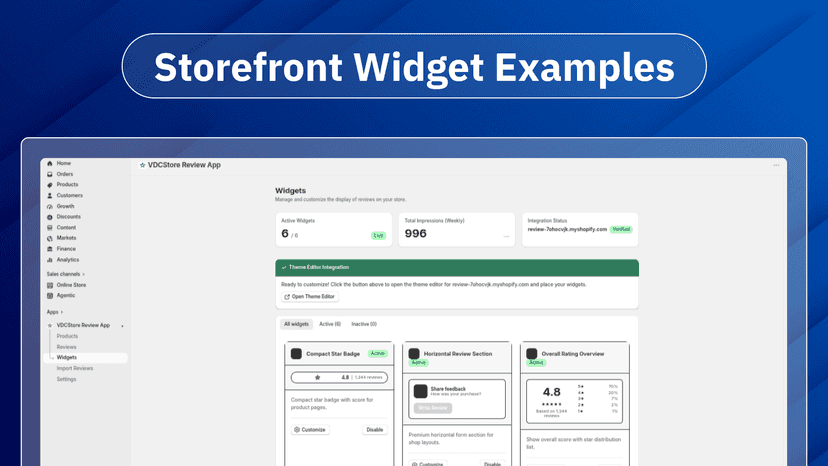 Widgets