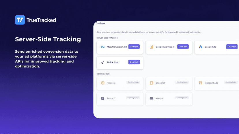 Server-side conversion tracking for Meta, GA4, and Google Ads