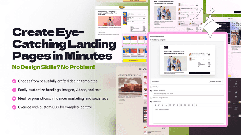 Responsive Cart and Checkout Landing Pages