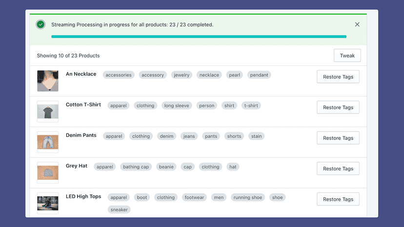 One-click Stream Processing