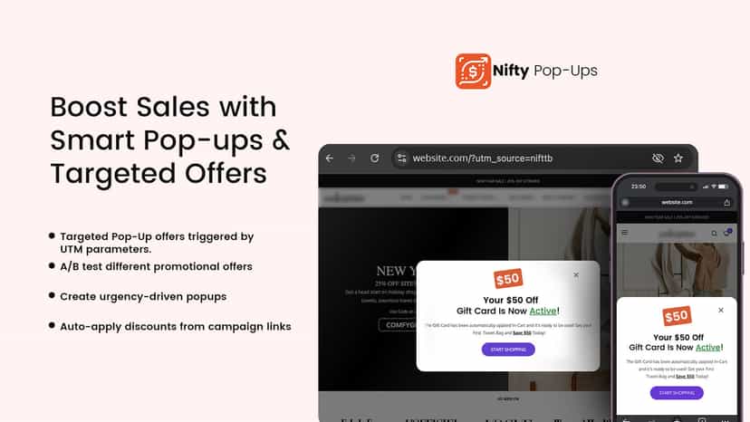 Boost Conversion rate with UTM based targeted Pop Ups