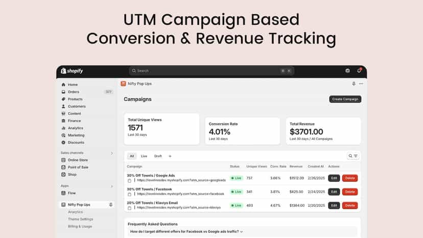 Easy Campaign Creation
