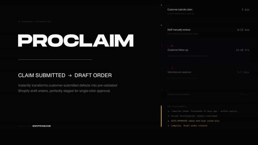 Proclaim - Instantly transforms claims into draft orders