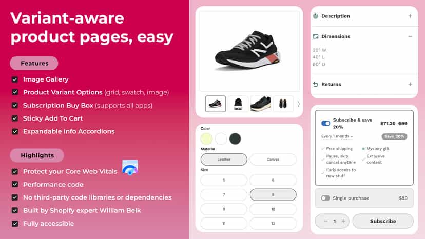 Power Product Page for Shopify - Intro to Features