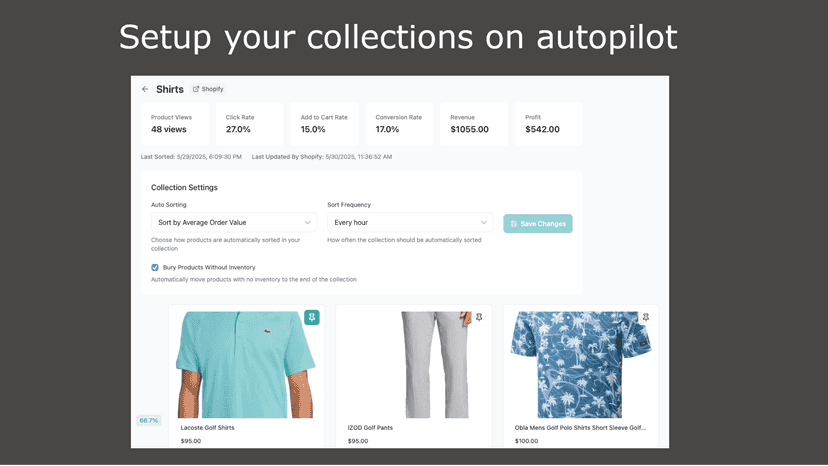 Setup collections on autopilot