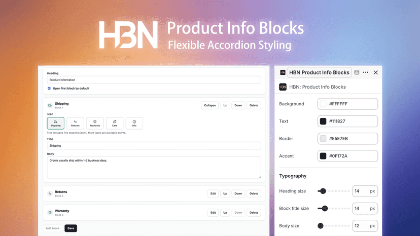 Flexible Accordion Styling