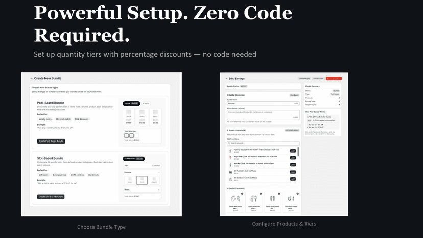 Easy editing and no code