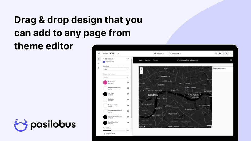 pasilbous store locator map