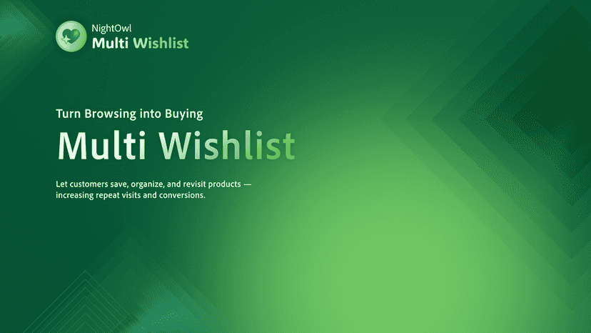 NightOwl Multi Wishlist Shopify App by MageDelight