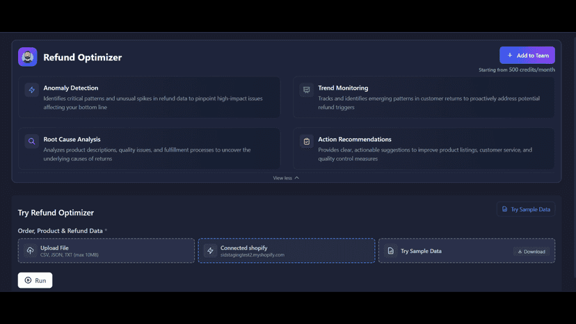 Refund optimizer agent