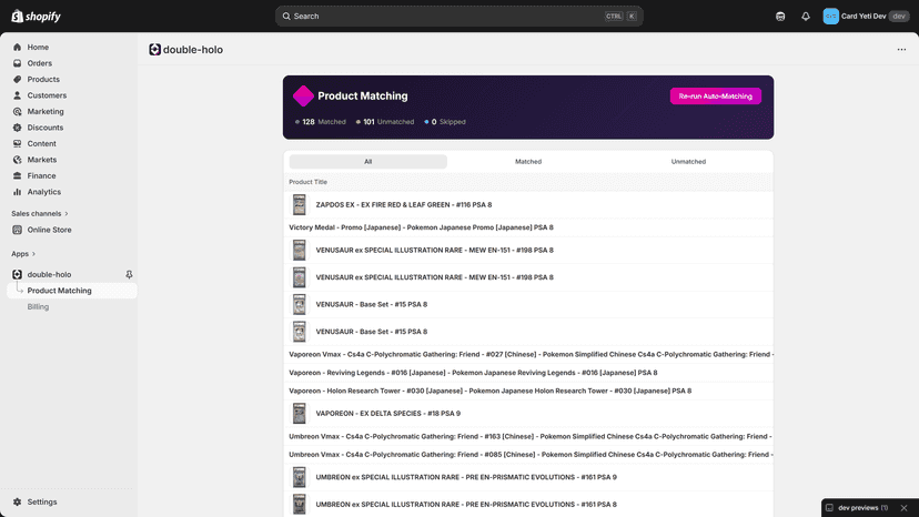Product Matching