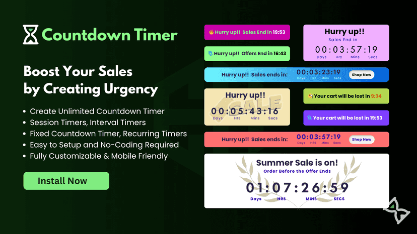 Ecommerce Hulk Countdown Timer: Boost Sales with Urgency Timer