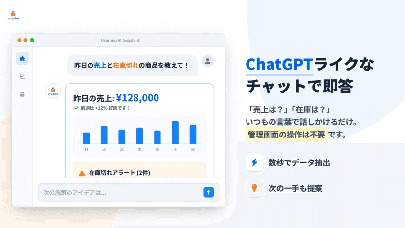 ChatGPTのようなチャットで即答