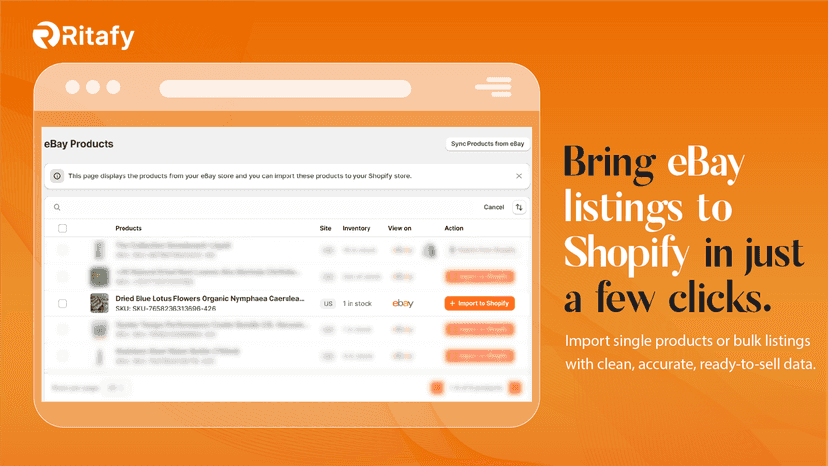 Import from eBay to Shopify - eBay Integration