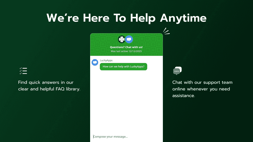 customer support FAQ