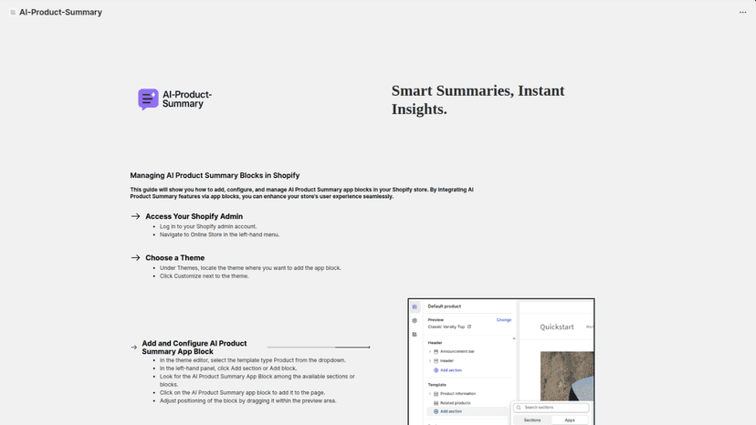 App Home Page