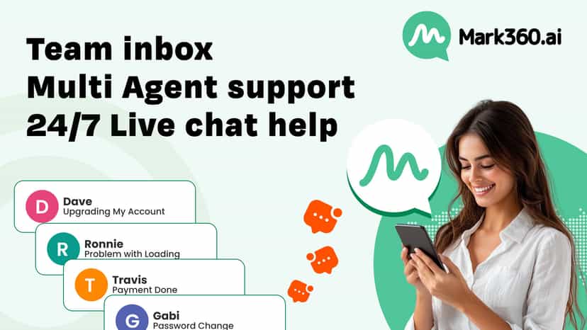 Streamline WhatsApp support with a single inbox for your team.