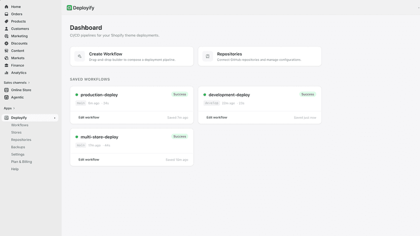 Pax Solutions theme deploy multi-store workflow