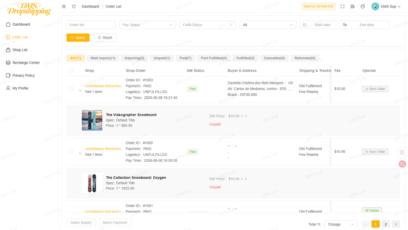 Order Manager